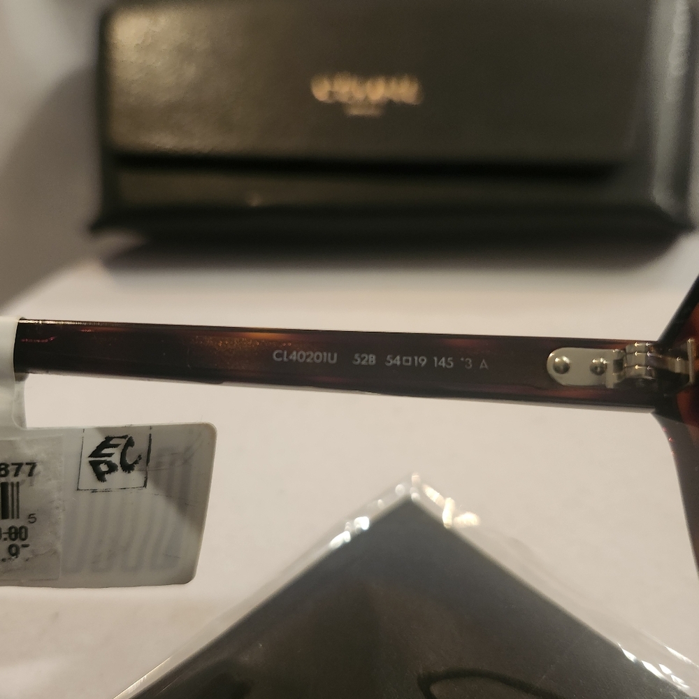 Celine CL4020IU 52B Round Havanna Sunglasses - Picture 4 of 5
